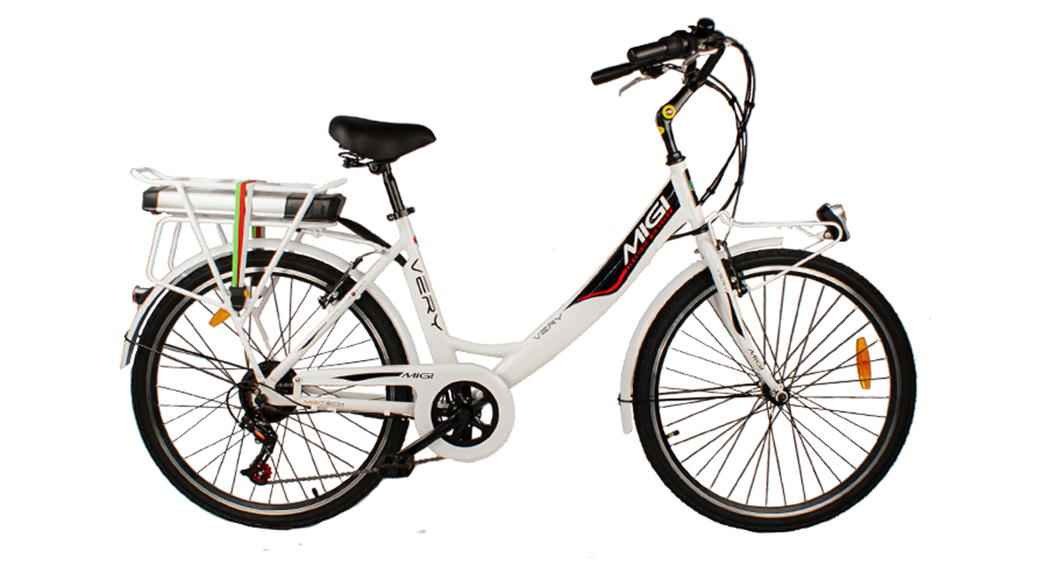 Bici Elettrica MiGi Very 26 6V Bianco