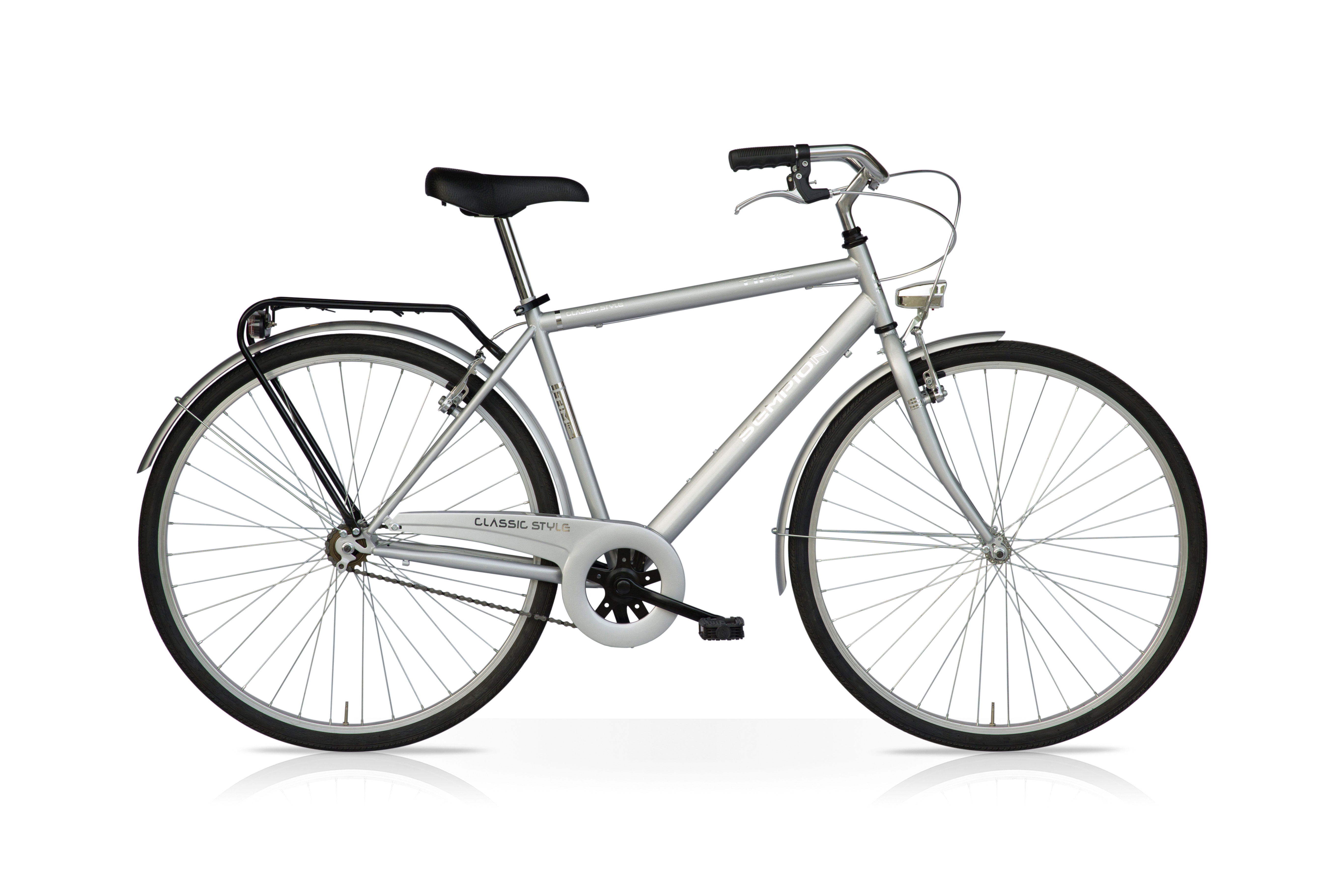 City Bike Vintage SpeedCross Uomo Time 28 Argento