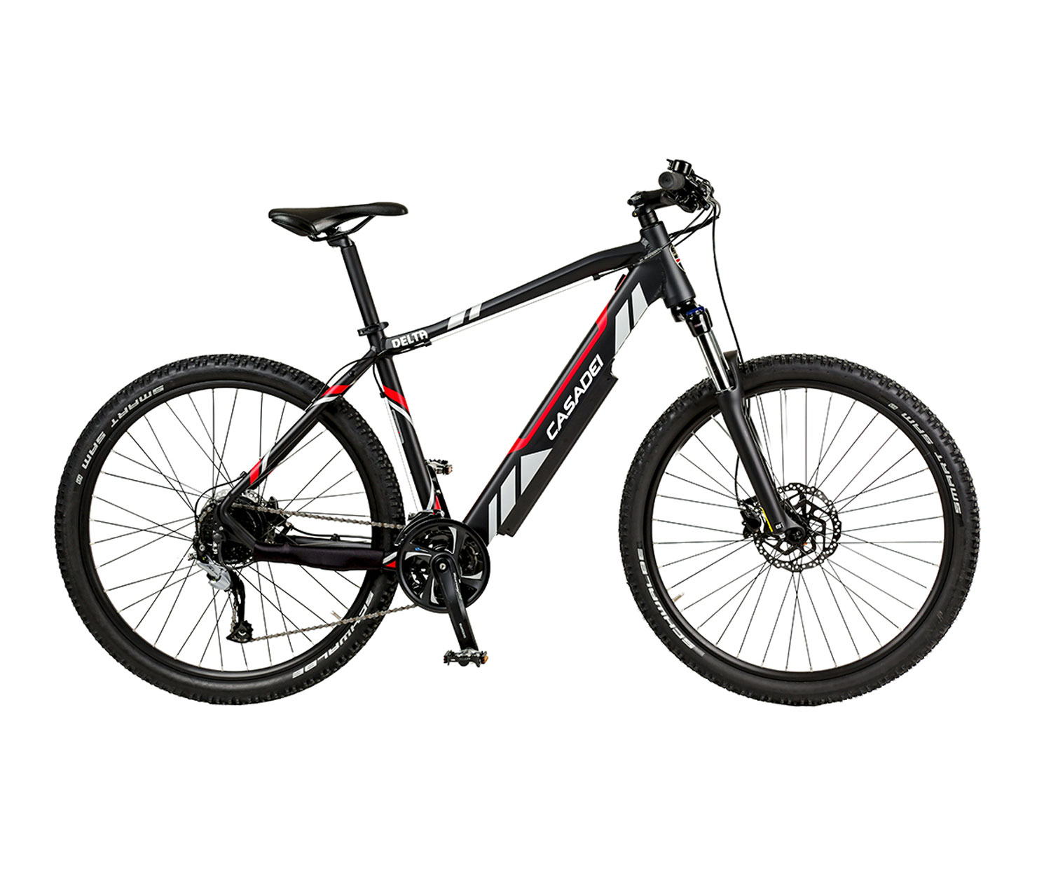 MTB Elettrica Cicli Casadei 27.5 Acera 24V Nero Opaco