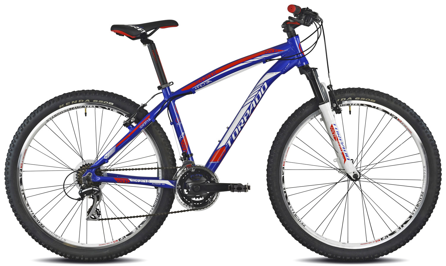 MTB Torpado Hydra 27.5 Acera 21V Blu Rosso