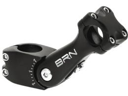 ATTACCO MANUBRIO BRN REGOLABILE 115 mm NERO DIAMETRO MANUBRIO 25,4 mm