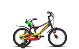 BICI BAMBINO BRERA  SPIDER 2.0 16 1V NERO GIALLO