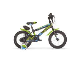 BICI BAMBINO MBM ROCKSTAR 14 1V NERO VERDE