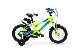 BICI BAMBINO SPEEDCROSS ROCKET 14 1V GIALLO FLUO BLU
