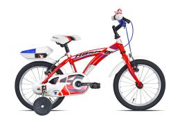 BICI BAMBINO TORPADO KASPER 14 1V BIANCO ROSSO