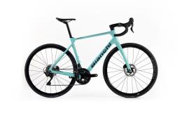BICI CORSA BIANCHI INFINITO 105 12V VELOMANN PALLADIUM CK16 CELESTE