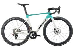BICI CORSA FONDRIEST GAND SHIMANO 105 22V GRIGIO VERDE CHIARO
