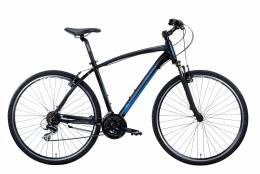 BICI IBDRIDA MONTANA X-CROSS 28 UOMO TY300 21V NERO BLU