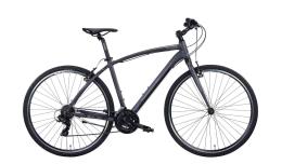 BICI IBDRIDA MONTANA X-CROSS 28 UOMO TY300 21V NERO GRIGIO