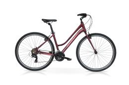 BICI IBRIDA SPEEDCROSS SEASON CROSS 28 Donna TY300 21V BORDEAUX