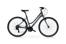 BICI IBRIDA SPEEDCROSS SEASON CROSS 28 Donna TY300 21V GRIGIO