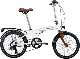 BICI PIEGHEVOLE LOMBARDO CAPRI 20 TY300 6V BIANCO COTTON LUCIDO