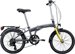 BICI PIEGHEVOLE LOMBARDO CAPRI 20 TY300 6V GRIGIO TITANIO OPACO
