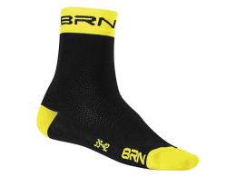 CALZINI BRN NERI GIALLI FLUO