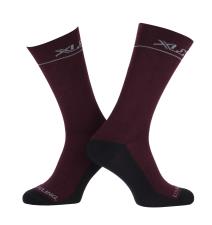 CALZINI GRAVEL XLC CS-L05 ROSSO VINO TG 46-48