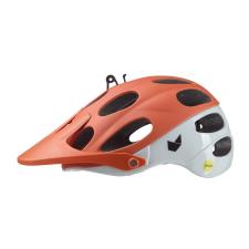 CASCO MTB CATLIKE YELMO ARANCIO OPACO BIANCO LUCIDO