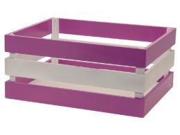 CESTO BRN IN LEGNO VERSILIA LILLA-BIANCO