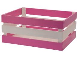 CESTO BRN IN LEGNO VERSILIA ROSA-BIANCO