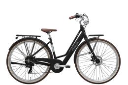 CICLI ADRIATICA E-RETRO 28 DONNA TY300 6V NERO OPACO