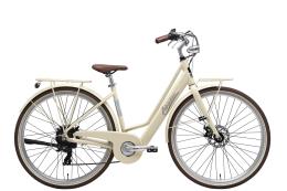 CICLI ADRIATICA E-RETRO 28 DONNA TY300 6V PANNA