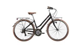 CITY BIKE BIANCHI SPILLO DELUXE 28 DONNA 21V NERO FULL LUCIDO