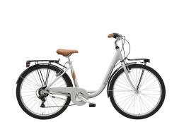CITY BIKE CICLI ADRIATICA CIGNO 26 DONNA TY300 6V GRIGIO