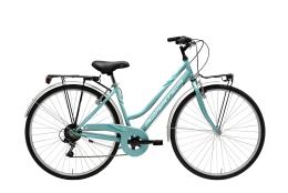 CITY BIKE CICLI ADRIATICA MOVIE 28 DONNA 6V VERDE ACQUA