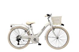 CITY BIKE CICLI ADRIATICA PANDA 24 TY21 6V AVORIO