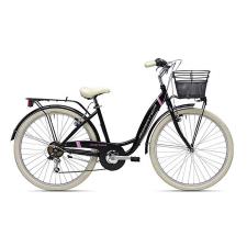 CITY BIKE CICLI ADRIATICA PANDA 26 DONNA 6V NERO OPACO
