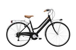 CITY BIKE CICLI ADRIATICA TREND 28 DONNA TY21 6V NERO OPACO