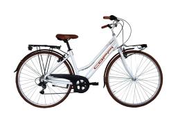 CITY BIKE COPPI AMALFI 28 DONNA TY21 6V BIANCO