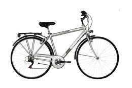 CITY BIKE COPPI BEVERLY 28 UOMO TZ500 6V ARGENTO