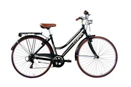 CITY BIKE COPPI RETRO 28 DONNA TZ500 6V NERO