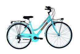 CITY BIKE COPPI SORRENTO 28 DONNA TZ500 6V AZZURRO
