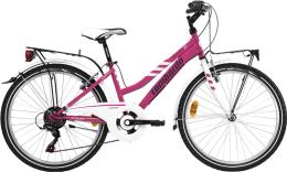 CITY BIKE LOMBARDO PANAREA CITY 24 TZ500 6V FUCSIA LUCIDO