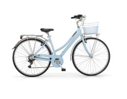 CITY BIKE MBM CENTRAL 28 DONNA REVO RS36 6V AZZURRO