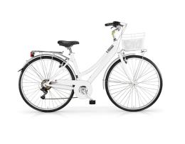 CITY BIKE MBM CENTRAL 28 DONNA REVO RS36 6V BIANCO PERLA