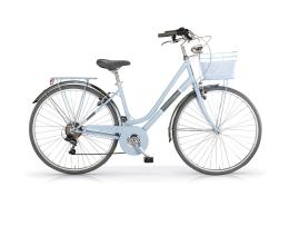 CITY BIKE MBM SILVERY 28 DONNA REVO RS36 6V BLU CHIARO