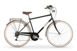 CITY BIKE MBM SILVERY 28 UOMO REVO RV400 21V NERO LUCIDO