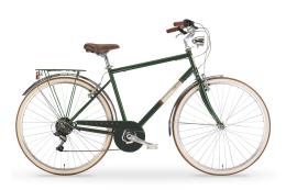 CITY BIKE MBM SILVERY 28 UOMO REVO RV400 21V VERDE BOTTIGLIA