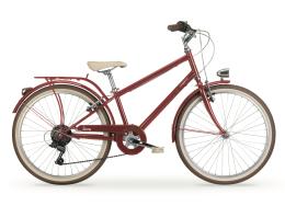 CITY BIKE MBM SUNNY 24 UOMO TY21 6V ROSSO RUBINO