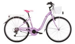 CITY BIKE MONTANA BLOOMY 26 DONNA SHIMANO TY-21 1X6V REVO LILLA