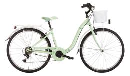 CITY BIKE MONTANA BLOOMY 26 DONNA SHIMANO TY-21 1X6V REVO VERDE PASTELLO