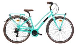 CITY BIKE MONTANA LUNAPIENA 28 DONNA TY300 3X7V CELESTE