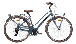 CITY BIKE MONTANA LUNAPIENA 28 DONNA TY300 7V REVO PETROLIO