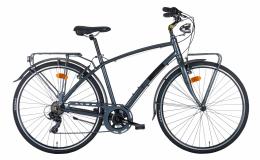 CITY BIKE MONTANA LUNAPIENA 28 UOMO TY300 7V REVO GRIGIO