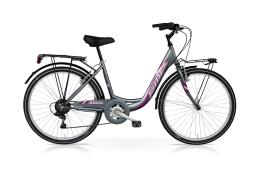 CITY BIKE SPEEDCROSS ALISEA 26 DONNA TY21 6V TITANIO FUCSIA