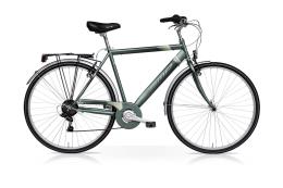 CITY BIKE SPEEDCROSS ANTARES 28 UOMO TY21 18V VERDE SATINATO