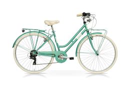 CITY BIKE SPEEDCROSS GRECALE 28 DONNA 7V VERDE