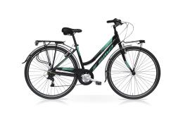 CITY BIKE SPEEDCROSS MY WAY 28 DONNA TY300 7V NERO TIFFANY OPACO